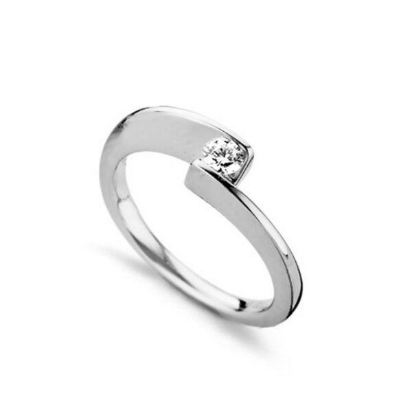 BAGUE OR BLANC DIAM