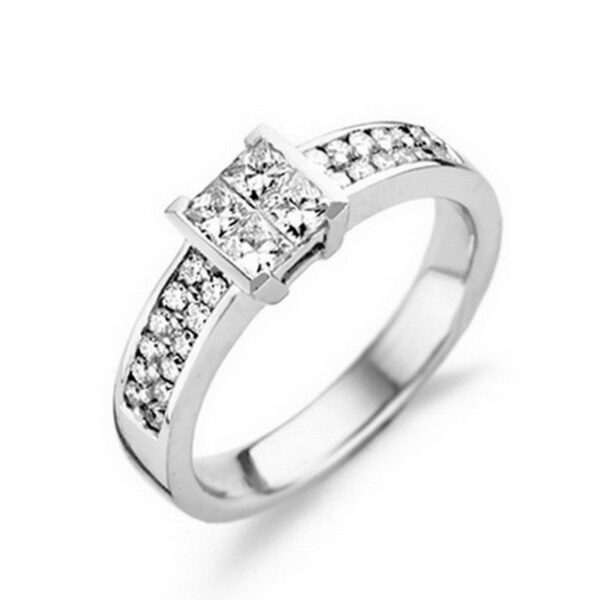 BAGUE OR BLANC DIAM