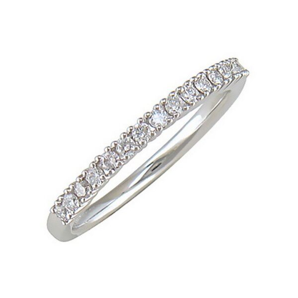 BAGUE OR BLANC