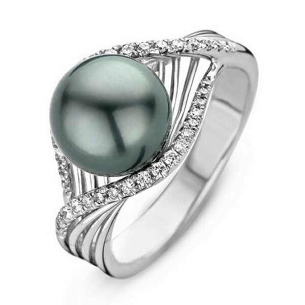 BAGUE OR BLANC